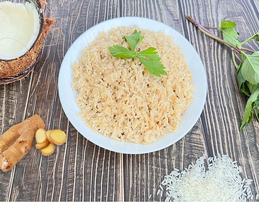 Coconut Ginger Rice
